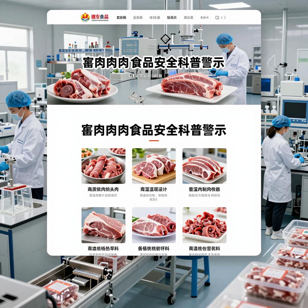 食品安全科普宣传丨畜禽肉类食品安全科普警示