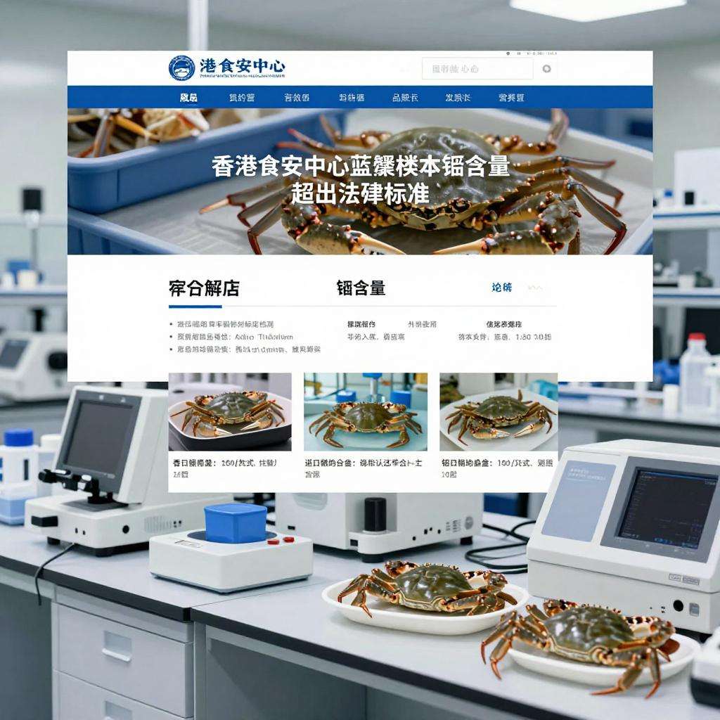 香港食安中心：进口蓝蟹样本镉含量超出法例标准