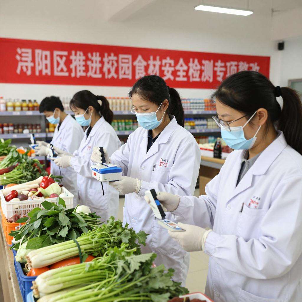 浔阳区推进校园食材安全检测专项整治行动-哉互尼烹饪网
