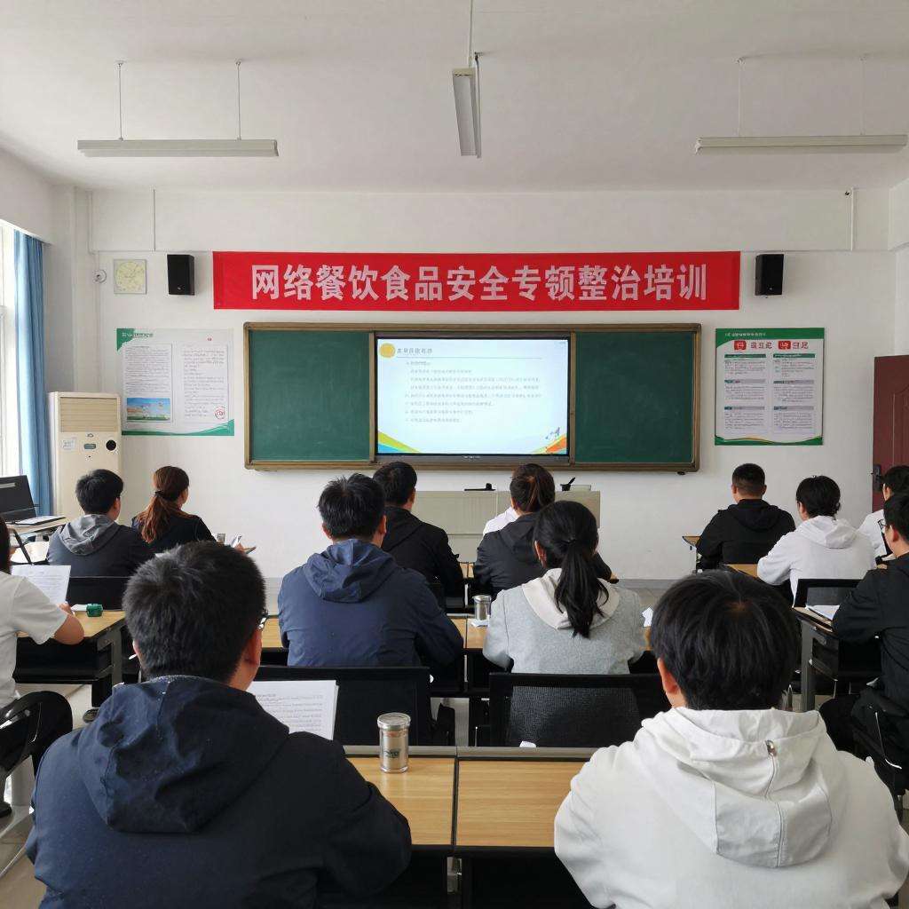 全南县开展网络餐饮食品安全专项整治培训-云溯流哉互尼烹饪网