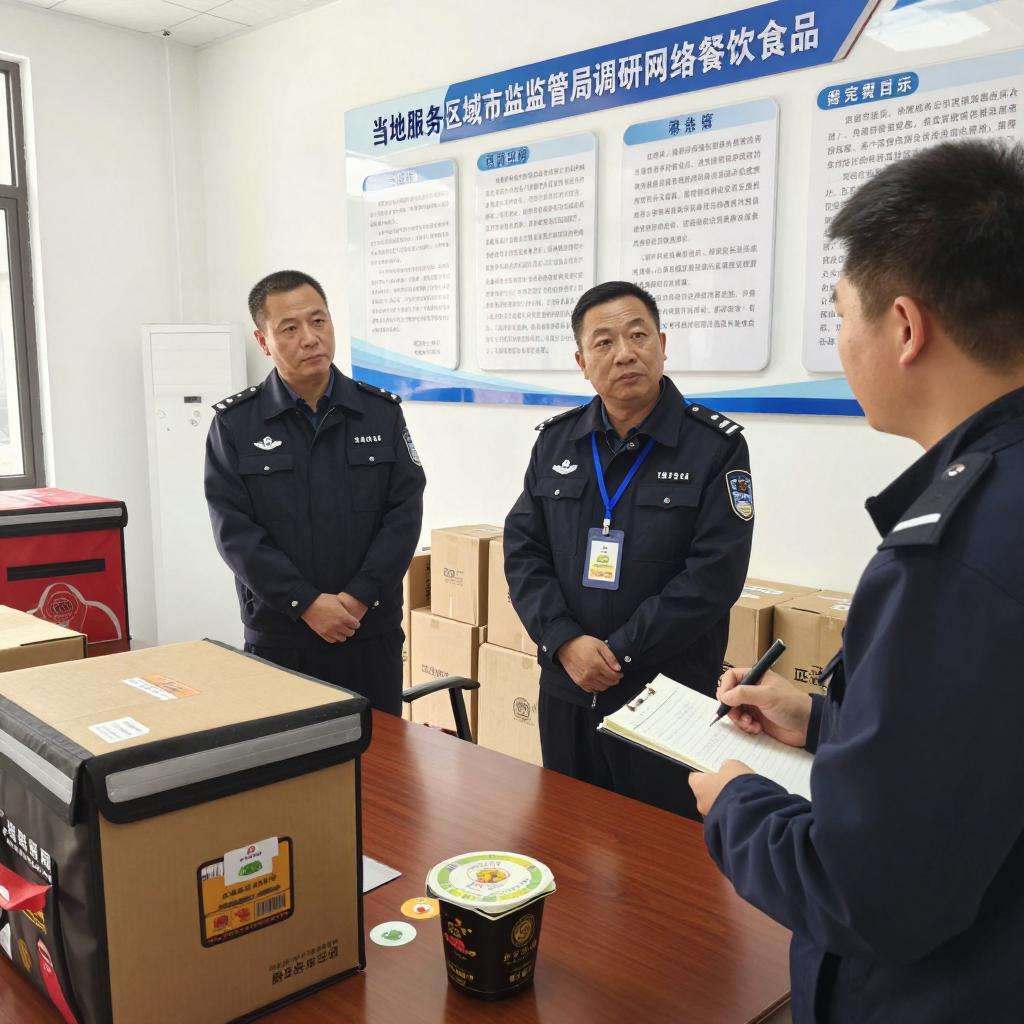 运城市市场监管局调研网络餐饮食品安全和制售假劣肉制品问题集中整治工作