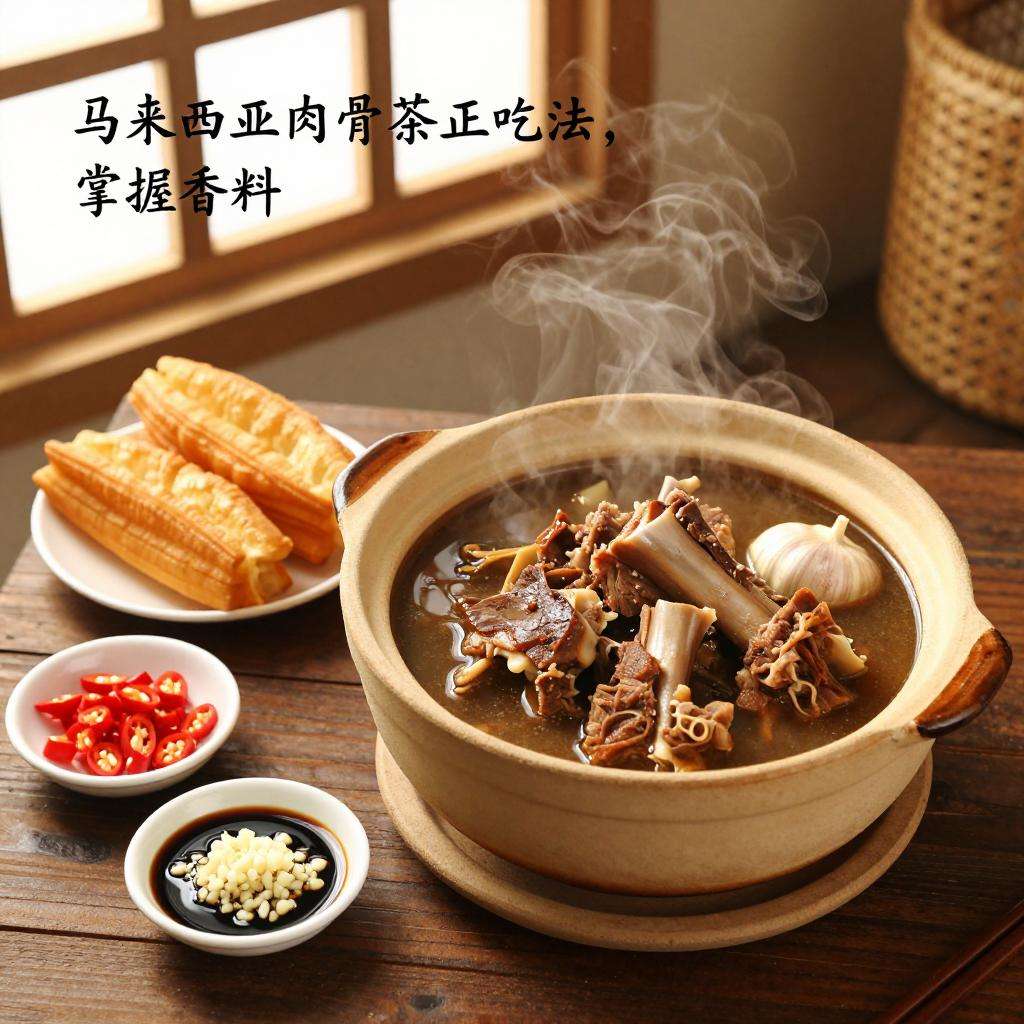 马来西亚肉骨茶正宗吃法，掌握香料比例与炖煮技巧-哉互尼烹饪网