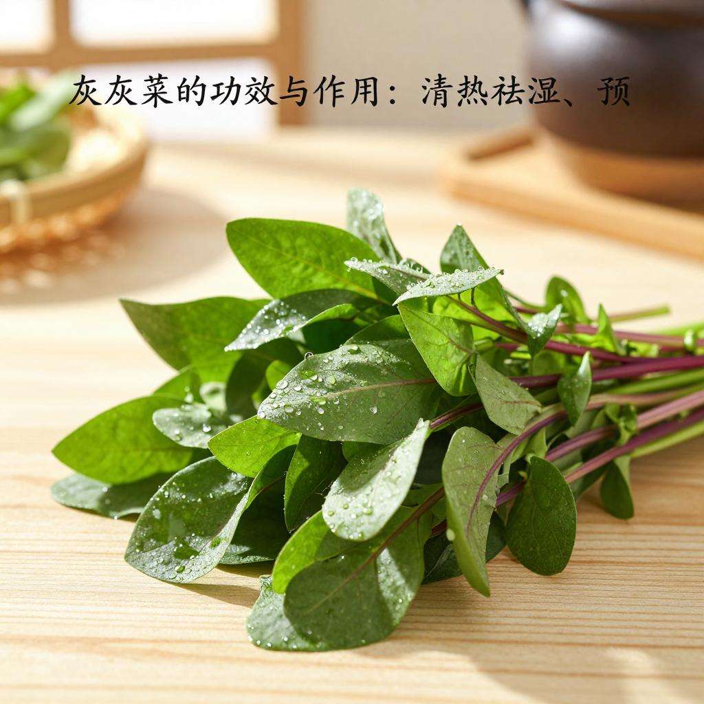 灰灰菜的功效与作用：清热祛湿、预防贫血的野菜-哉互尼烹饪网