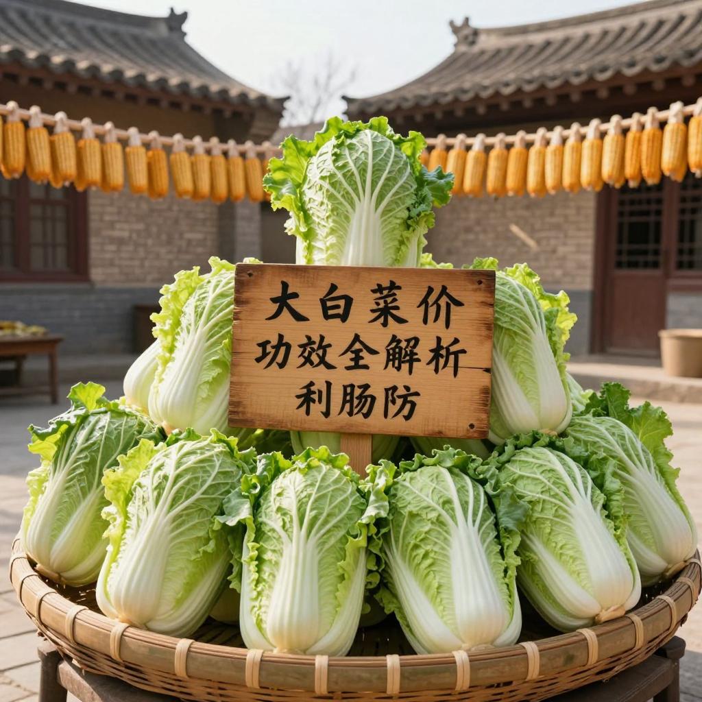 大白菜营养价值功效全解析 利肠防癌美容养颜的健康食材-哉互尼烹饪网