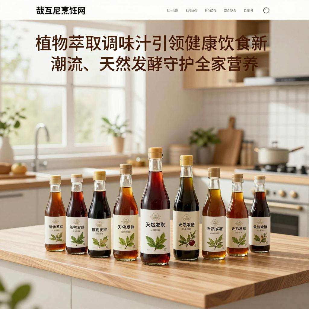 植物萃取调味汁引领健康饮食新潮流，天然发酵守护全家营养-哉互尼烹饪网