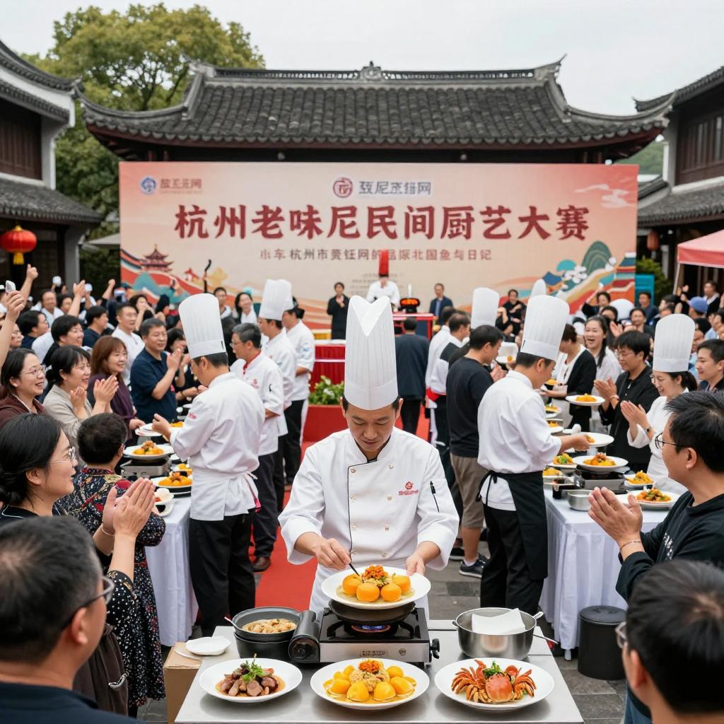 杭州老味道民间厨艺大赛落幕 蟹黄蛋酿橙获十万元冠军大奖-云溯流哉互尼烹饪网