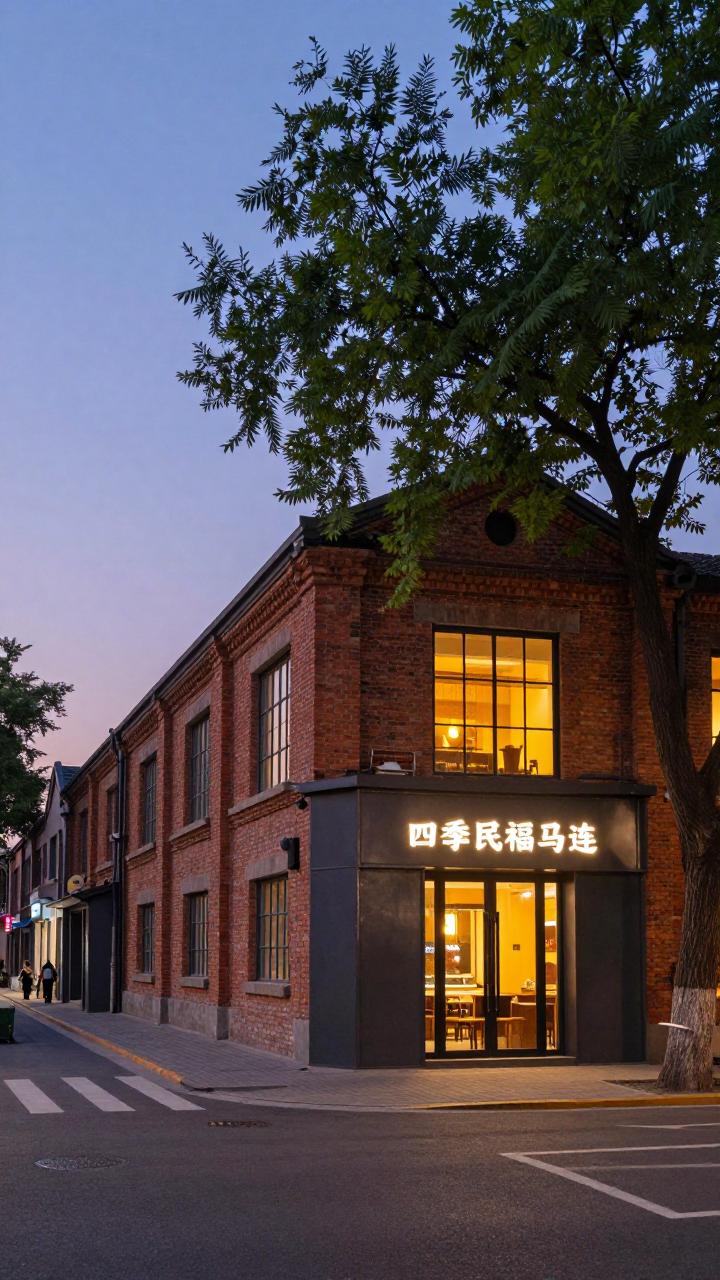 老厂房变身网红餐厅 四季民福马连道店设计解析-哉互尼烹饪网