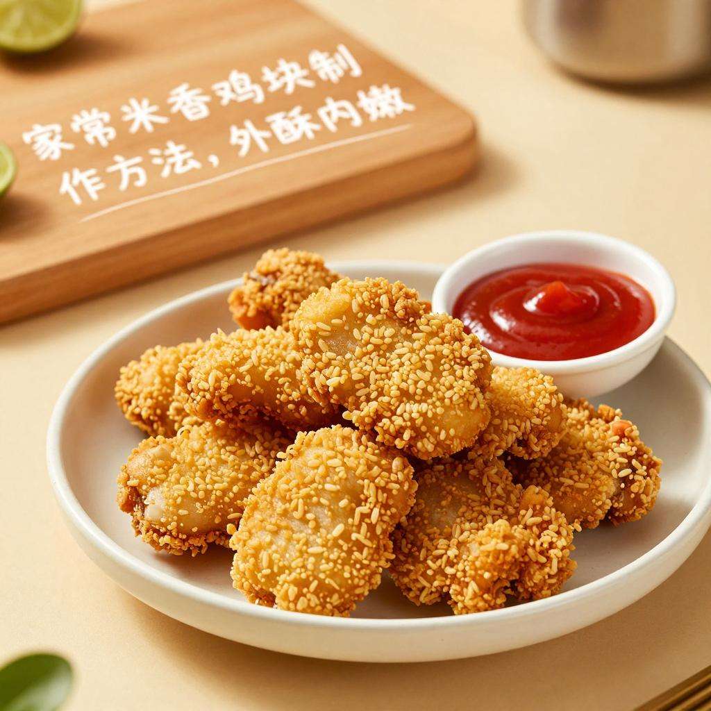 家常米香鸡块制作方法，外酥内嫩的美味炸鸡做法-云溯流哉互尼烹饪网
