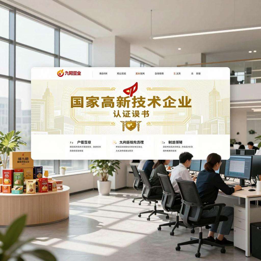 九阳豆业荣获国家高新技术企业认证，科技创新引领豆浆行业发展-哉互尼烹饪网