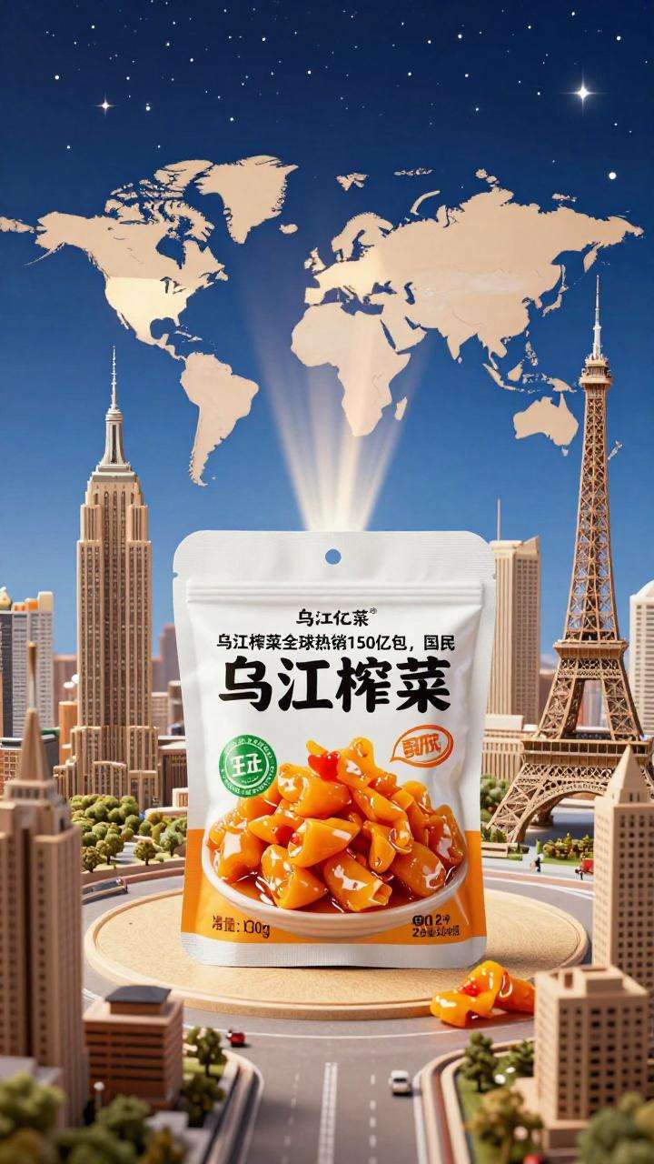 乌江榨菜全球热销150亿包，国民美食品牌走向世界-哉互尼烹饪网