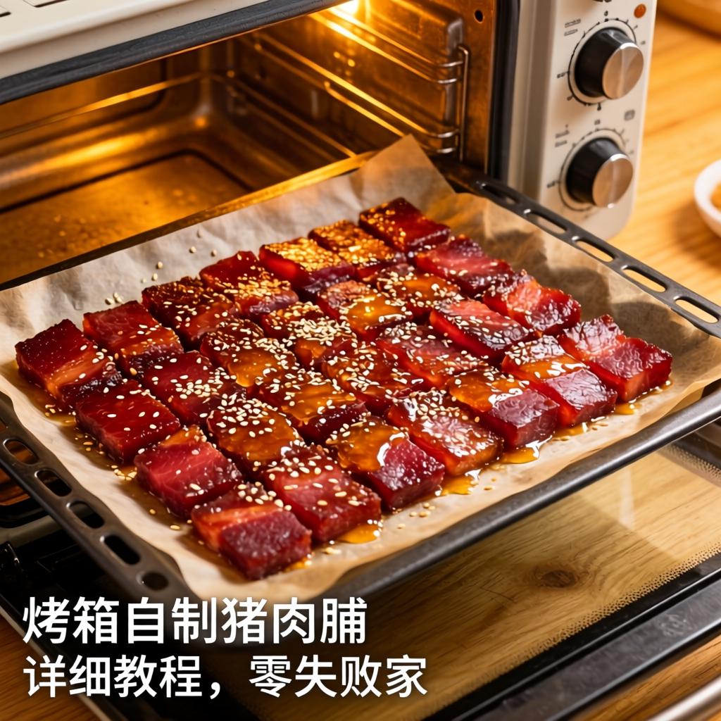 烤箱自制猪肉脯详细教程，零失败家庭制作方法-哉互尼烹饪网