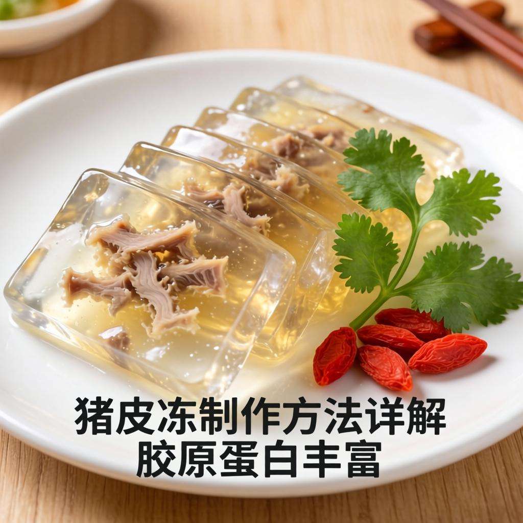 猪皮冻制作方法详解 胶原蛋白丰富美容养颜-哉互尼烹饪网