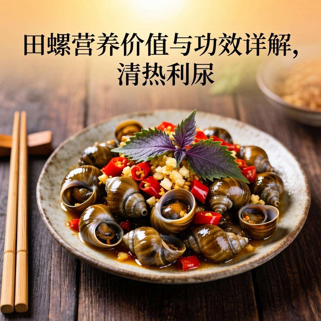 田螺营养价值与功效详解，清热利尿滋补佳品-哉互尼烹饪网