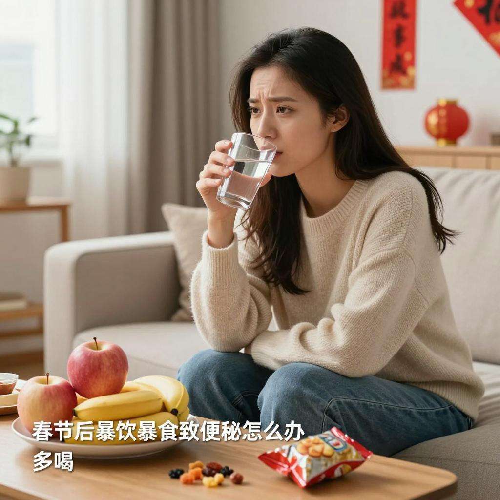 春节后暴饮暴食致便秘怎么办 多喝水避开上火食物调理肠道-哉互尼烹饪网