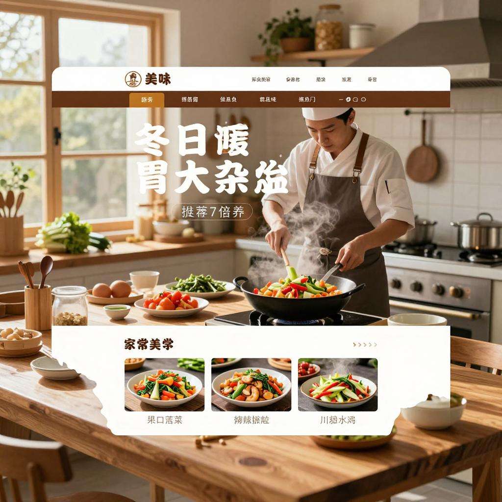 冬日暖胃大杂烩制作方法，多种蔬菜营养搭配的家常美食