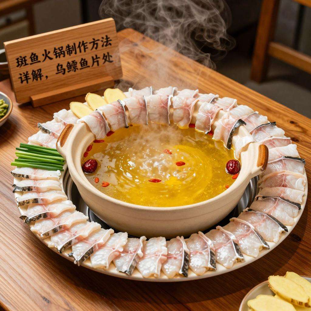 斑鱼火锅制作方法详解，乌鳢鱼片处理技巧与汤底配方