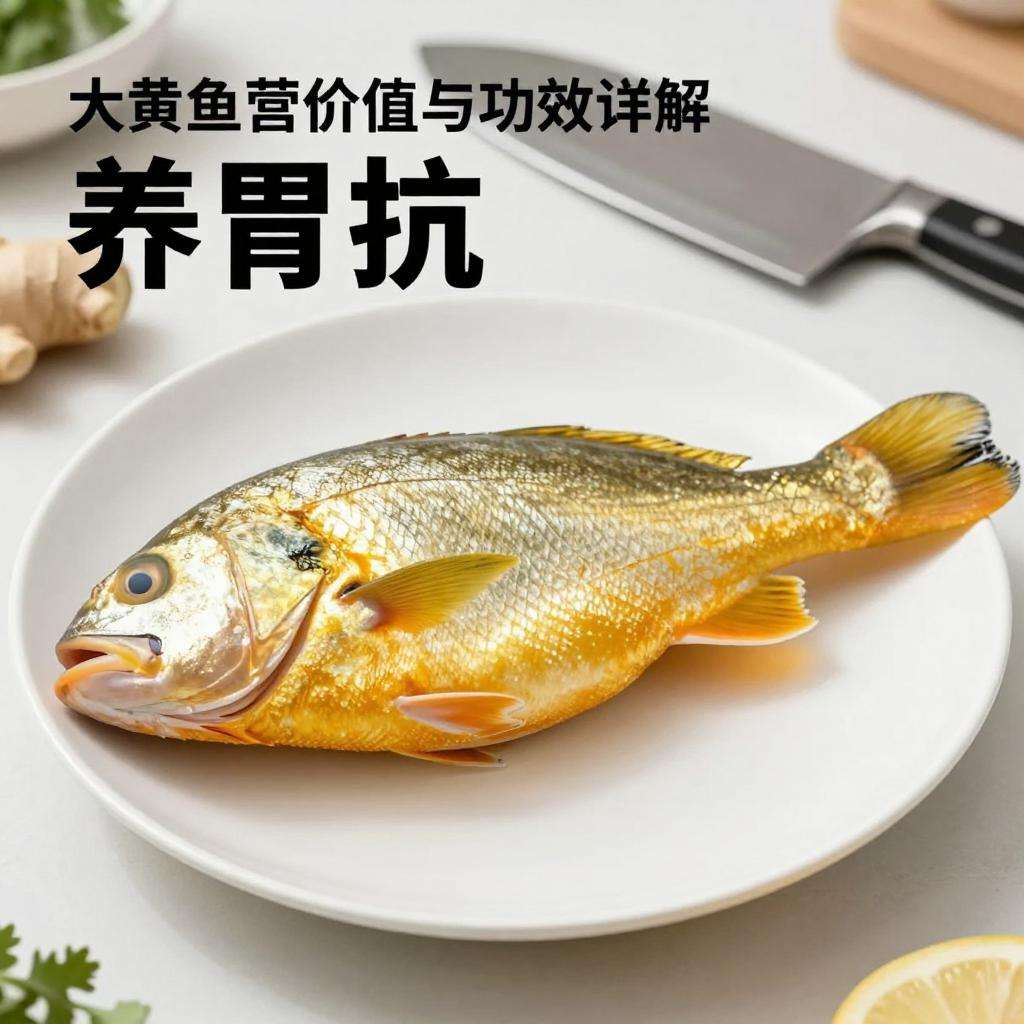 大黄鱼营养价值与功效详解 养胃抗癌补肾虚的海洋珍品