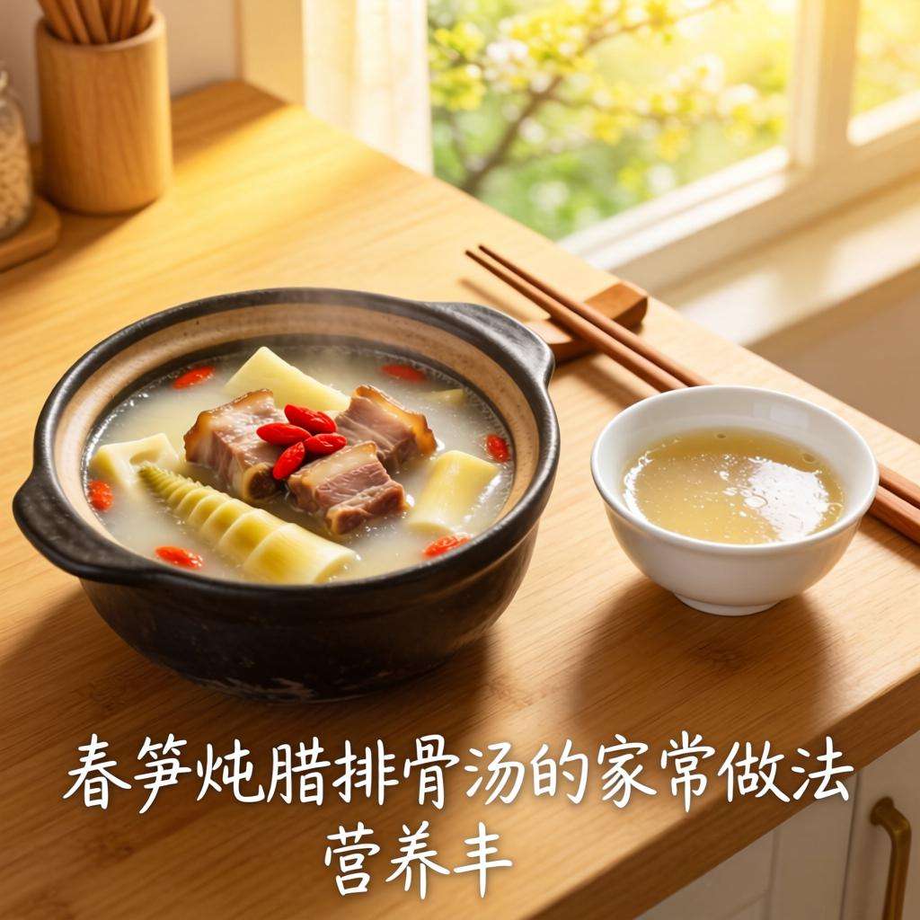 春笋炖腊排骨汤的家常做法 营养丰富易消化的春季滋补汤品