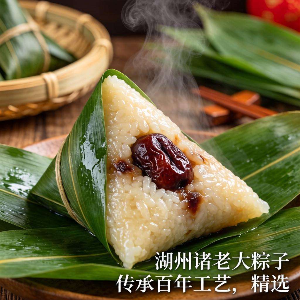 湖州诸老大粽子传承百年工艺，精选原料打造江南风味经典