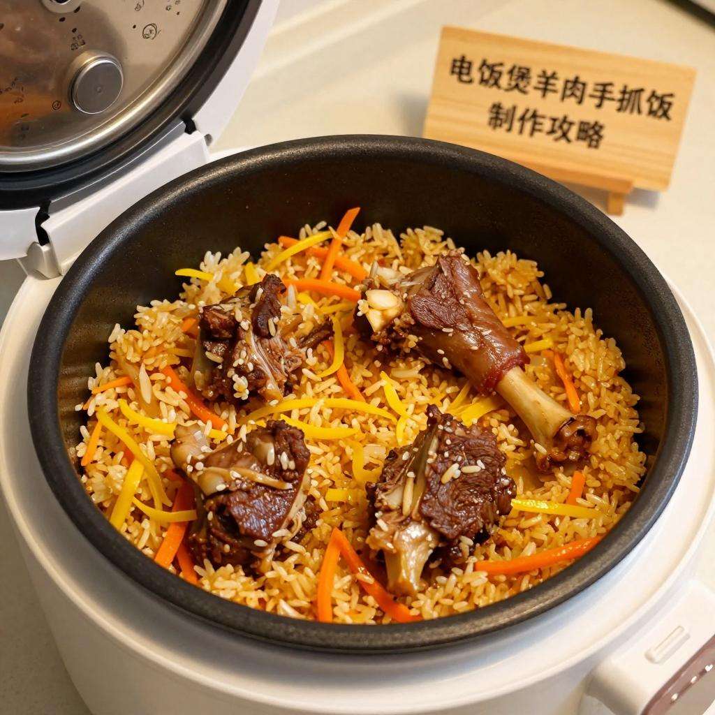 电饭煲羊肉手抓饭制作攻略 教你做出筋道美味新疆风味