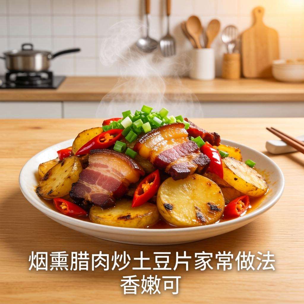 烟熏腊肉炒土豆片家常做法 香嫩可口下饭菜制作指南