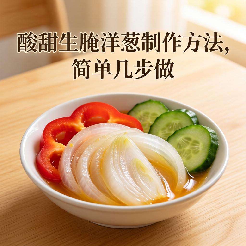 酸甜生腌洋葱制作方法，简单几步做出开胃泡菜