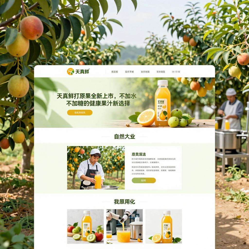 天真鲜打原果全新上市 不加水不加糖的健康果汁新选择