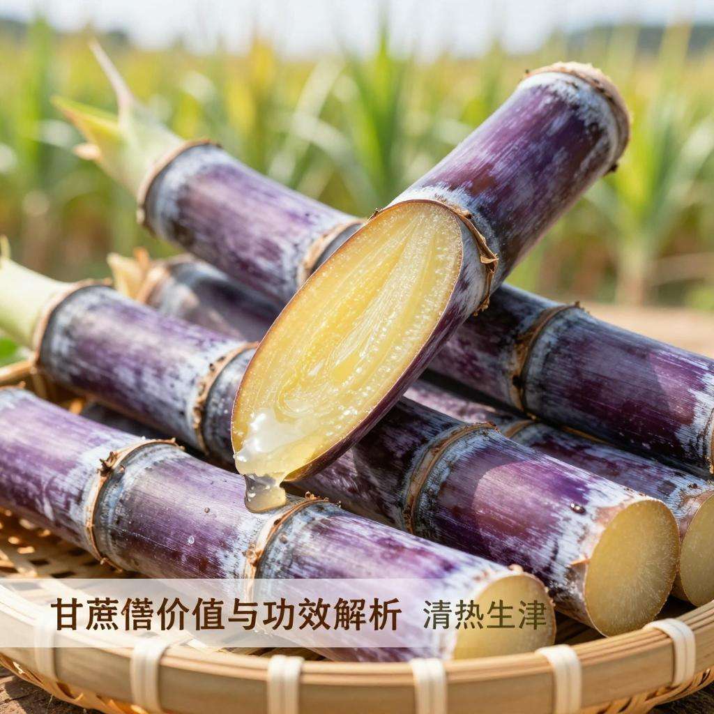 甘蔗营养价值与功效解析 清热生津润燥佳品
