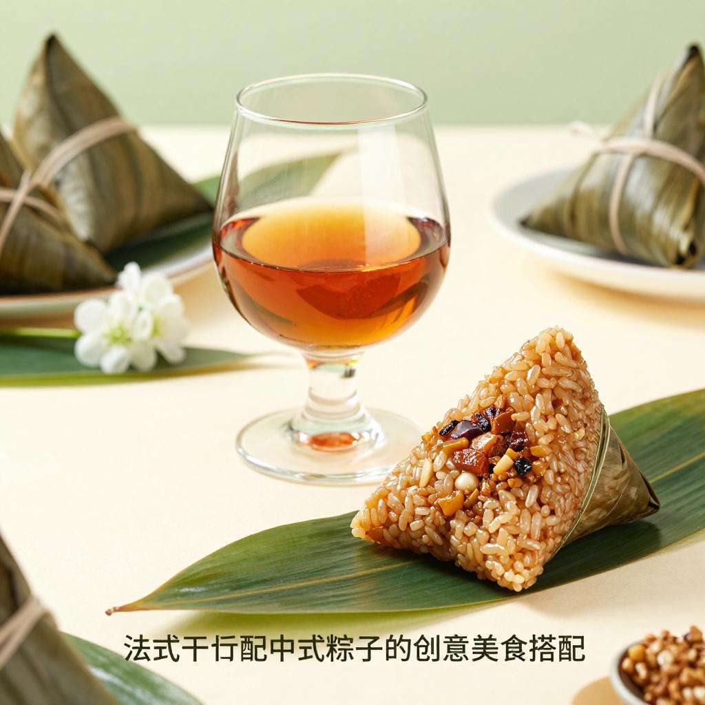 法式干邑配中式粽子的创意美食搭配指南