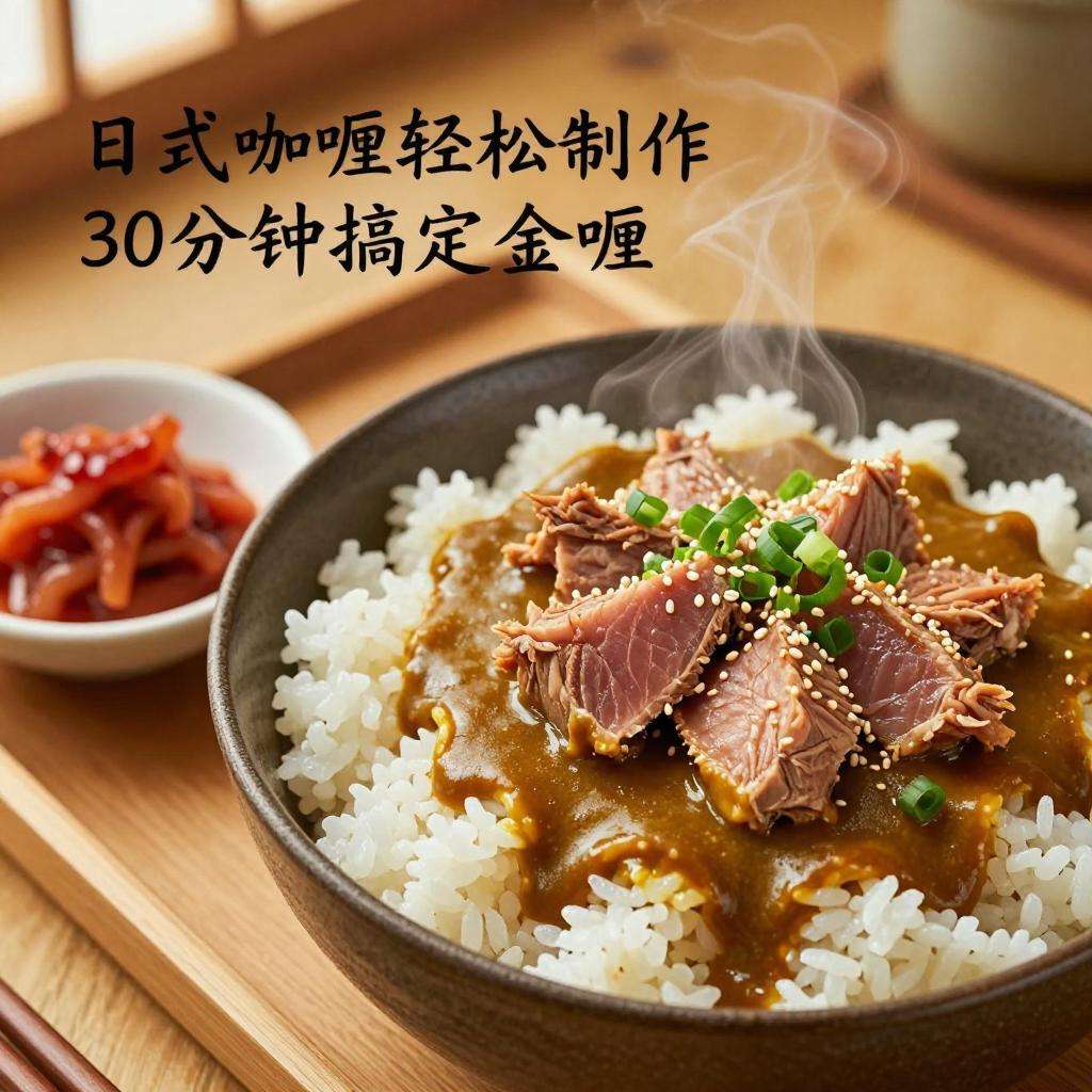 日式咖喱轻松制作30分钟搞定金枪鱼微辣咖喱饭
