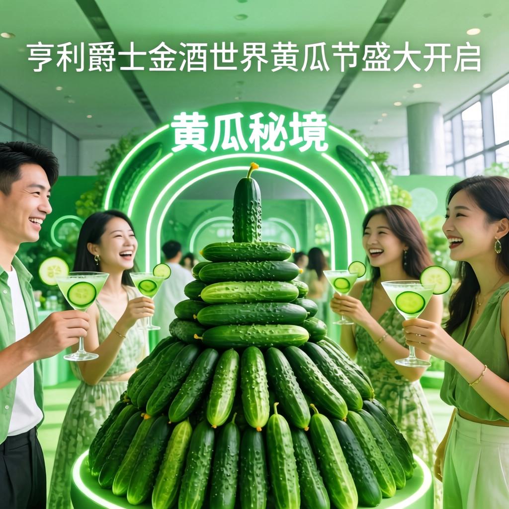 亨利爵士金酒世界黄瓜节盛大开启，黄瓜秘境等你探索