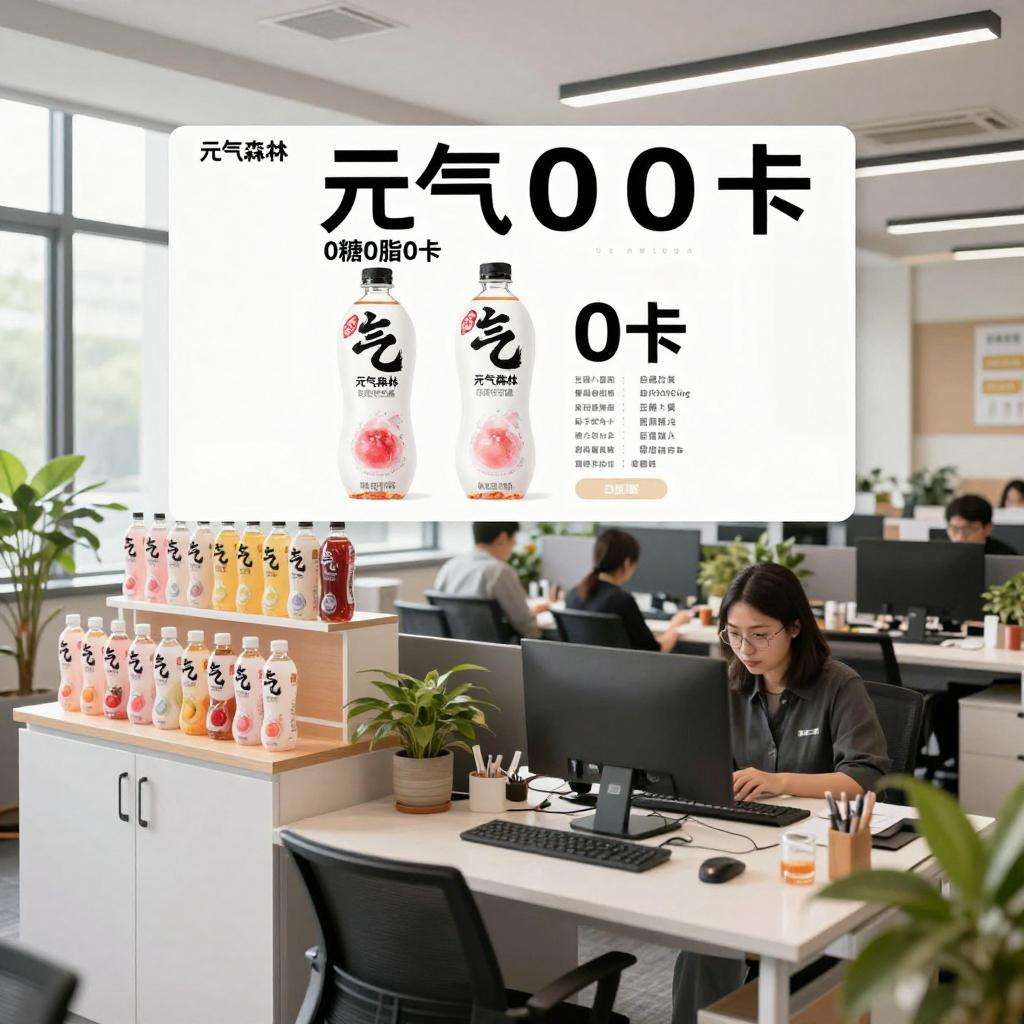 元气森林如何凭借0糖0脂0卡定位成为饮料界黑马