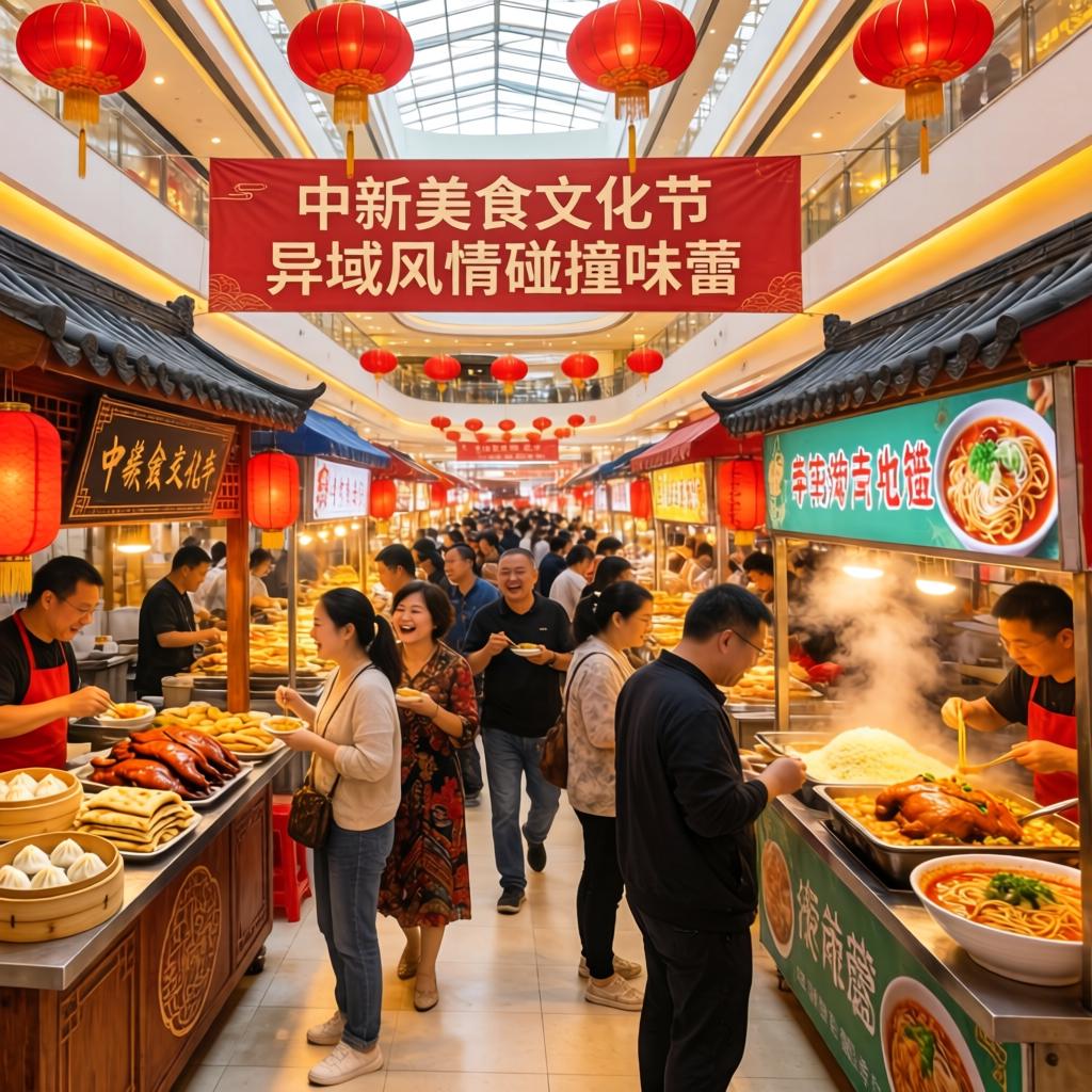 中新美食文化节 异域风情碰撞味蕾盛宴-哉互尼烹饪网