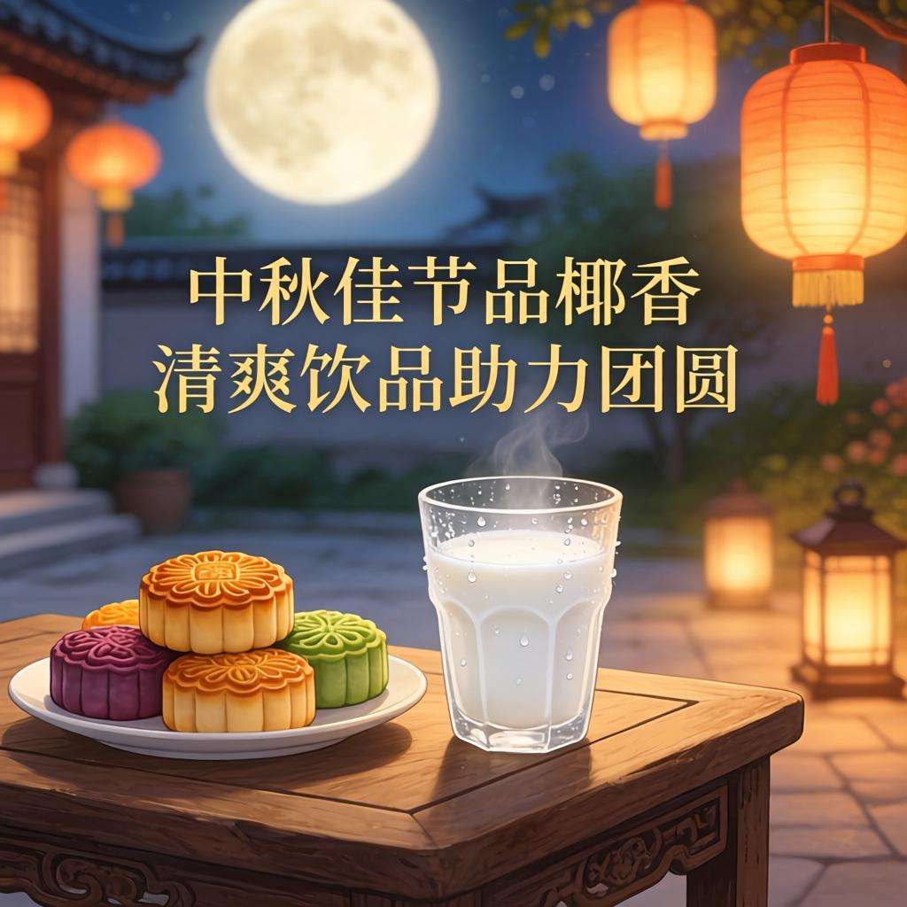 中秋佳节品椰香 清爽饮品助力团圆时光-哉互尼烹饪网