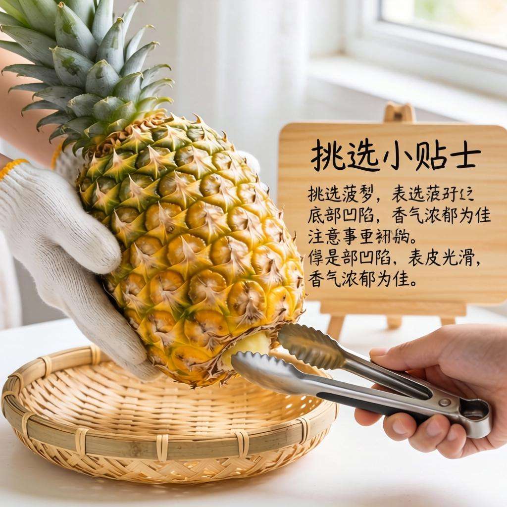 菠萝的功效与营养价值详解,挑选储存方法全攻略 菠萝的功效与营养价值详解,挑选储存方法全攻略第二张图