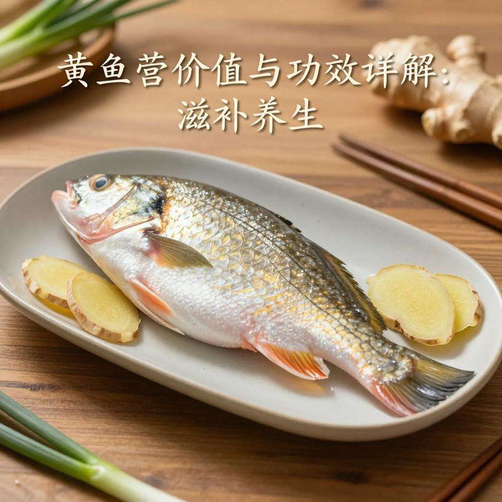 黄鱼营养价值与功效详解：滋补养生的海鱼佳品