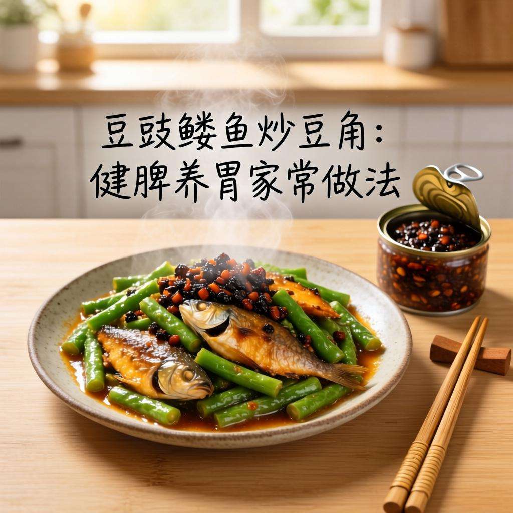 豆豉鲮鱼炒豆角：健脾养胃家常做法与焯水技巧-哉互尼烹饪网