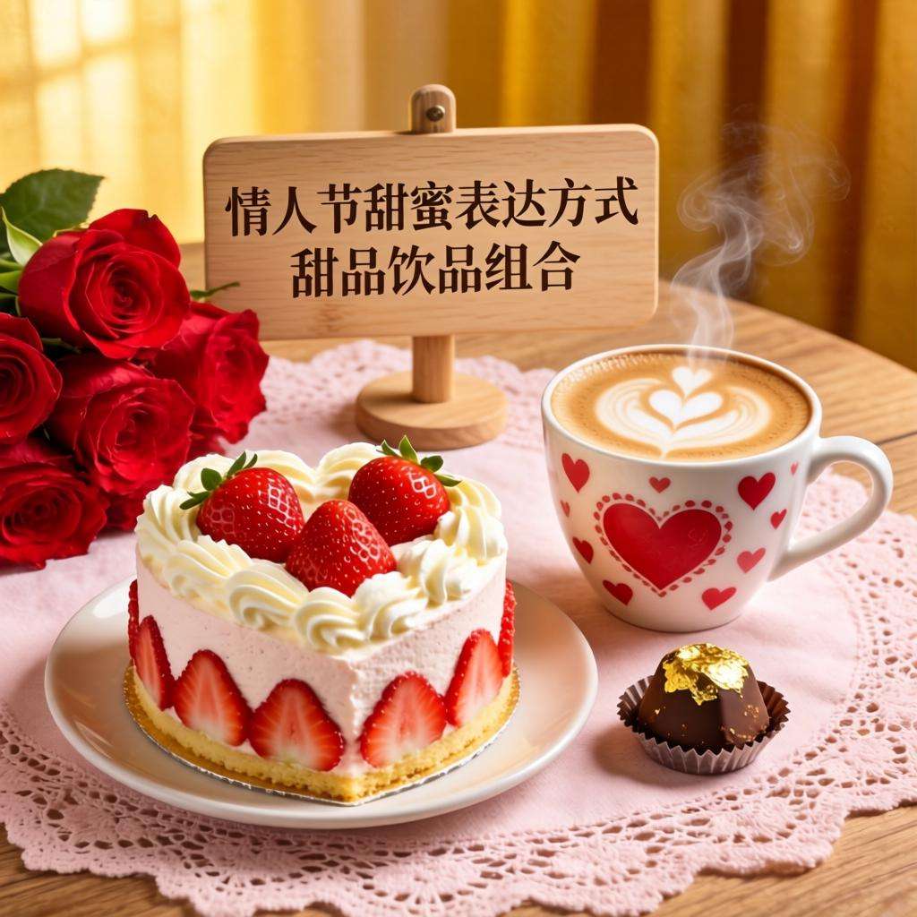 情人节甜蜜表达方式 甜品饮品组合得浪漫-哉互尼烹饪网