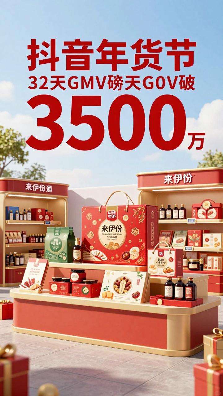 来伊份抖音年货节32天GMV破3500万，老旧品牌掌控新消费增长-哉互尼烹饪网