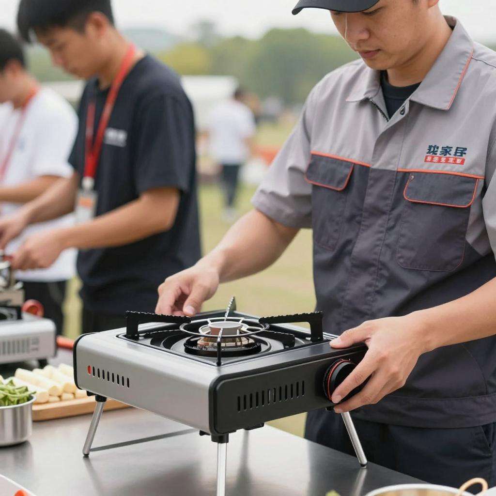 便携式燃气烤炉新款配色诠释多样烹饪体验-云溯流哉互尼烹饪网第一张图