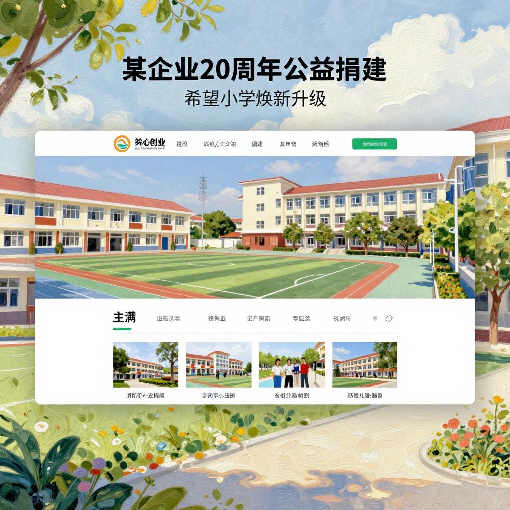 达利园20周年公益捐建 白山市希望小学焕新升级-哉互尼烹饪网