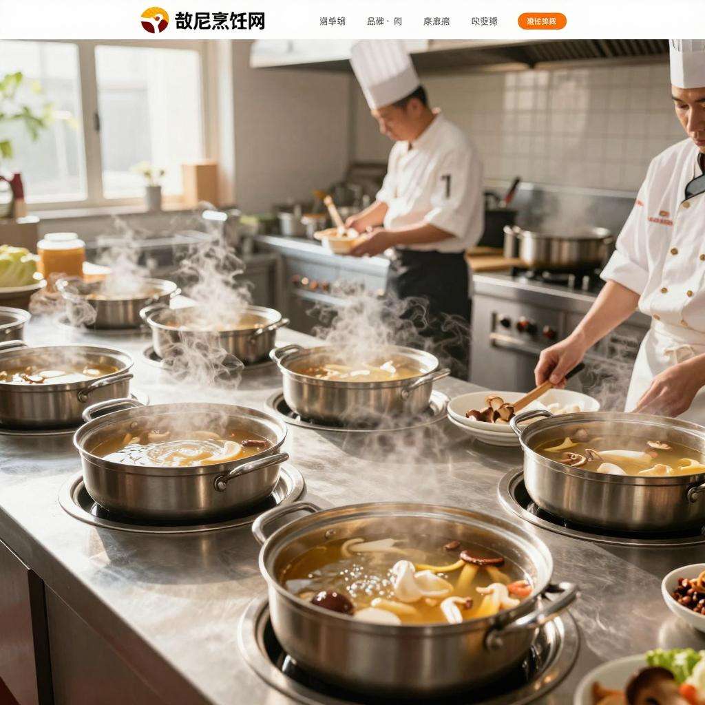 养生风潮下菌汤锅底如何实现品质统一？-哉互尼烹饪网