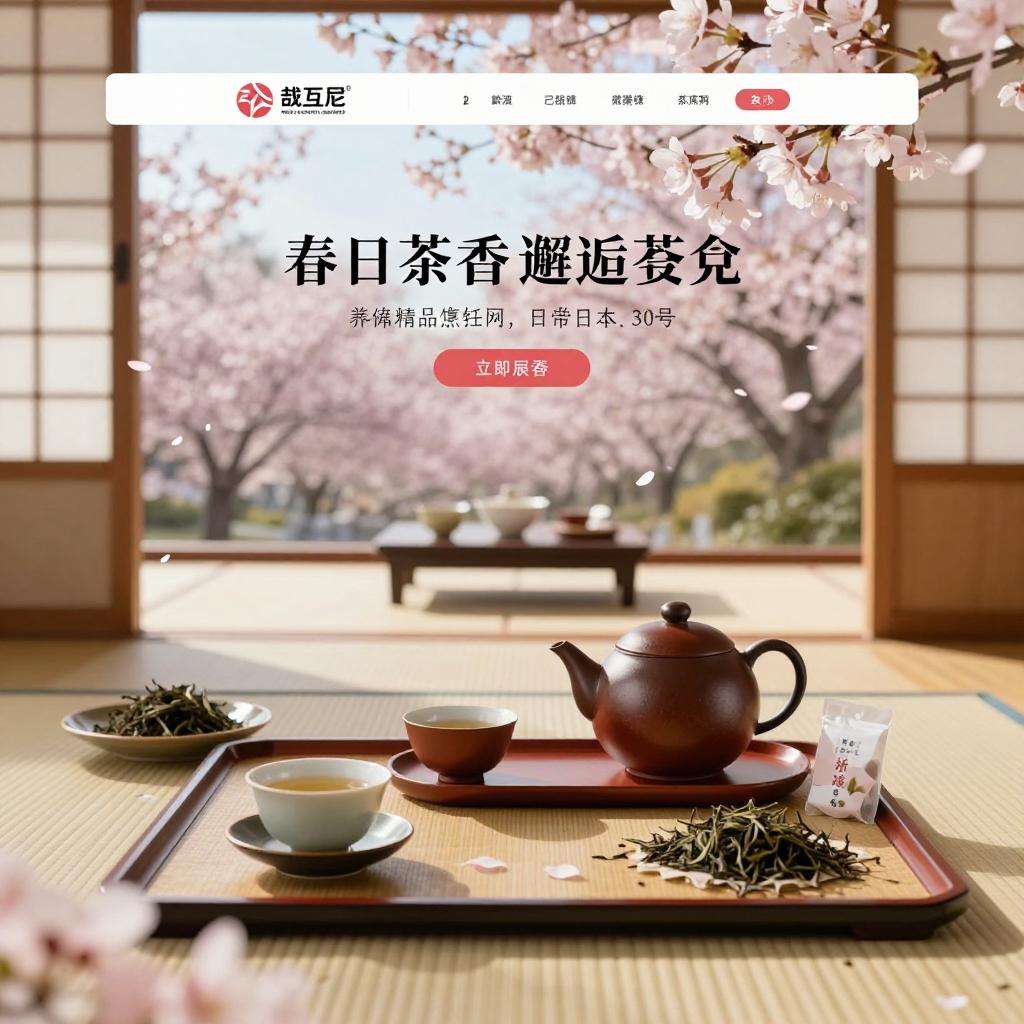 春日茶香邂逅樱花意境，精品茗茶与日式茶具完美融合-哉互尼烹饪网