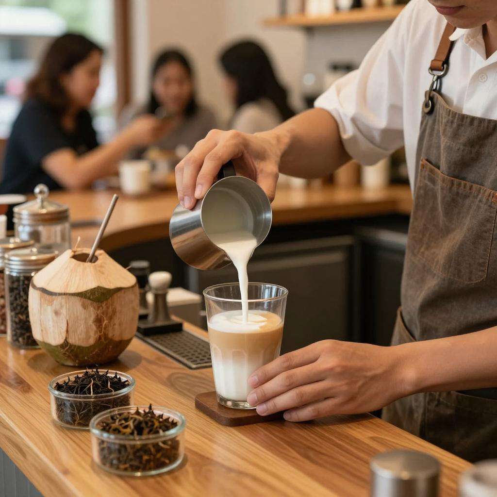 生椰轻乳茶引领即饮奶茶新趋势,健康配方拥抱轻盈体验-哉互尼烹饪网 生椰轻乳茶引领即饮奶茶新趋势,健康配方拥抱轻盈体验-哉互尼烹饪网第二张图