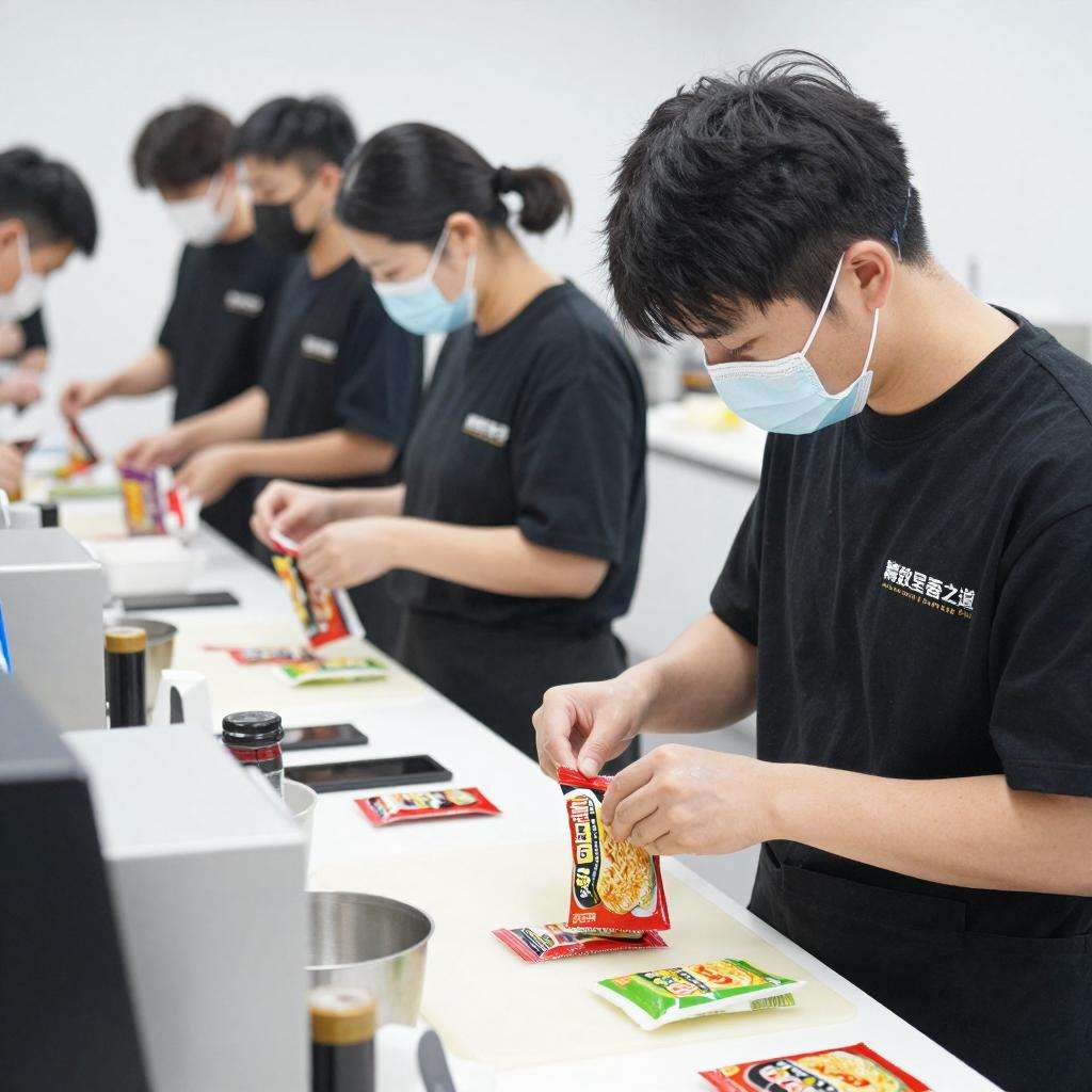 韩国方便面调料包制作工艺 精致呈香之道-哉互尼烹饪网 韩国方便面调料包制作工艺 精致呈香之道-哉互尼烹饪网第一张图