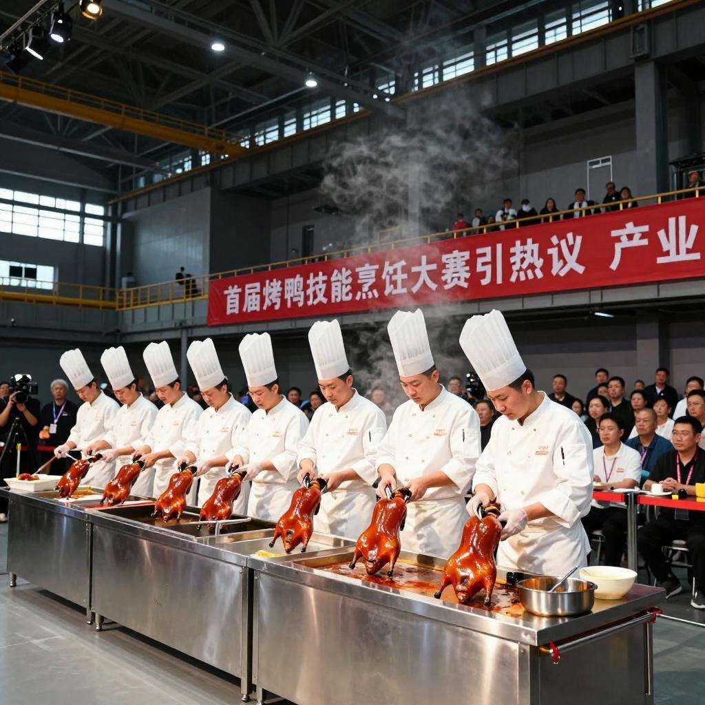 首届烤鸭技能烹饪大赛引热议 产业共荣新方向-哉互尼烹饪网