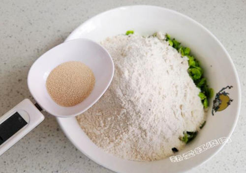 农村美味榆钱馒头