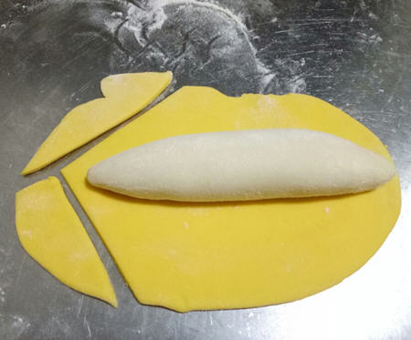 创意香蕉宝宝馒头制作教程