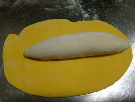 创意香蕉宝宝馒头制作教程