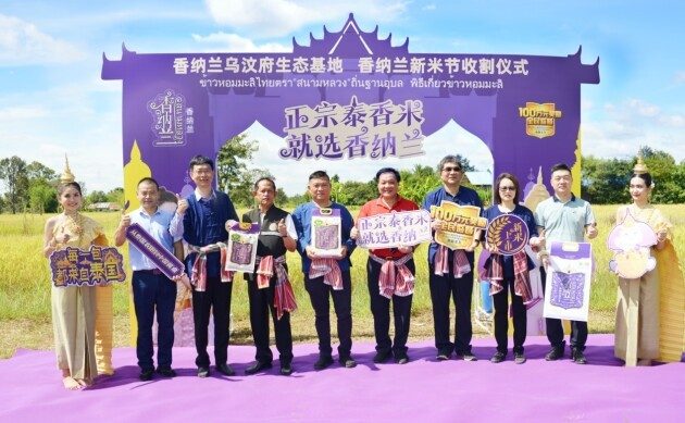 正宗泰香米,就选香纳兰!益海嘉里携手乌汶府官方为新米节开镰! 正宗泰香米,就选香纳兰!益海嘉里携手乌汶府官方为新米节开镰!